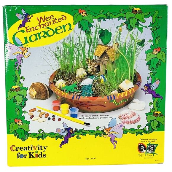 Creativity for Kids Wee Enchanted Fairy Garden Craft Kit - Picture 1 of 7